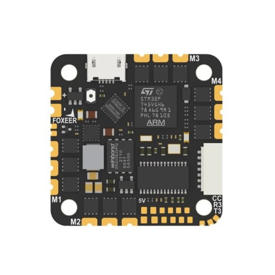 HOT Foxeer Reaper F745 AIO V4 MPU6000 45A BLS 2-6S Dshot ESC F7 Flight Controller for CADDX HD VTX 25.5x25.5mm Racing Drone